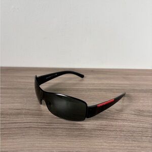 Prada Black and Red Sunglasses